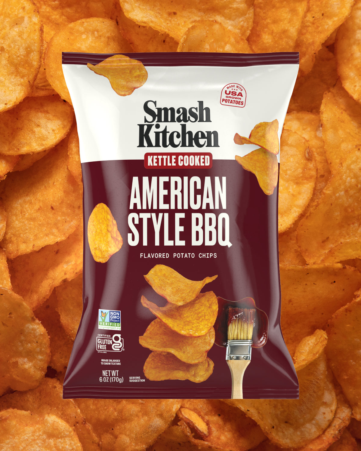 American Style BBQ Kettle Cooked Potato Chips
