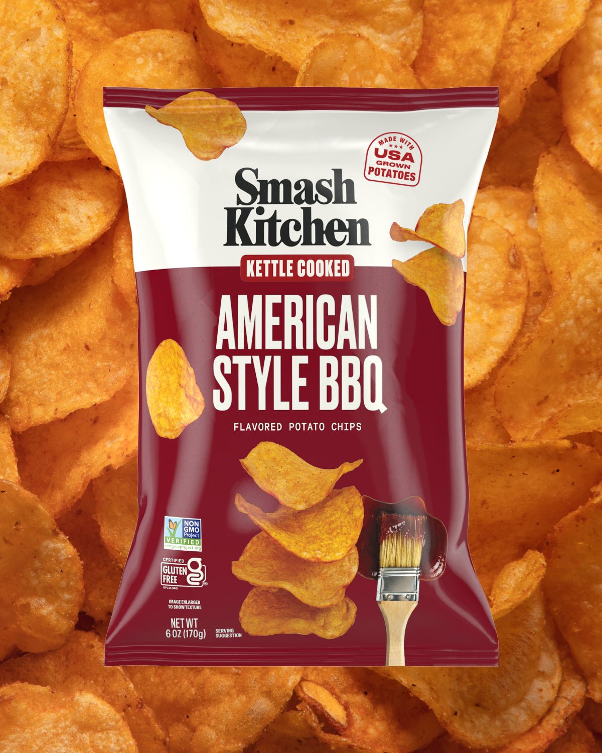 American Style BBQ Kettle Cooked Potato Chips