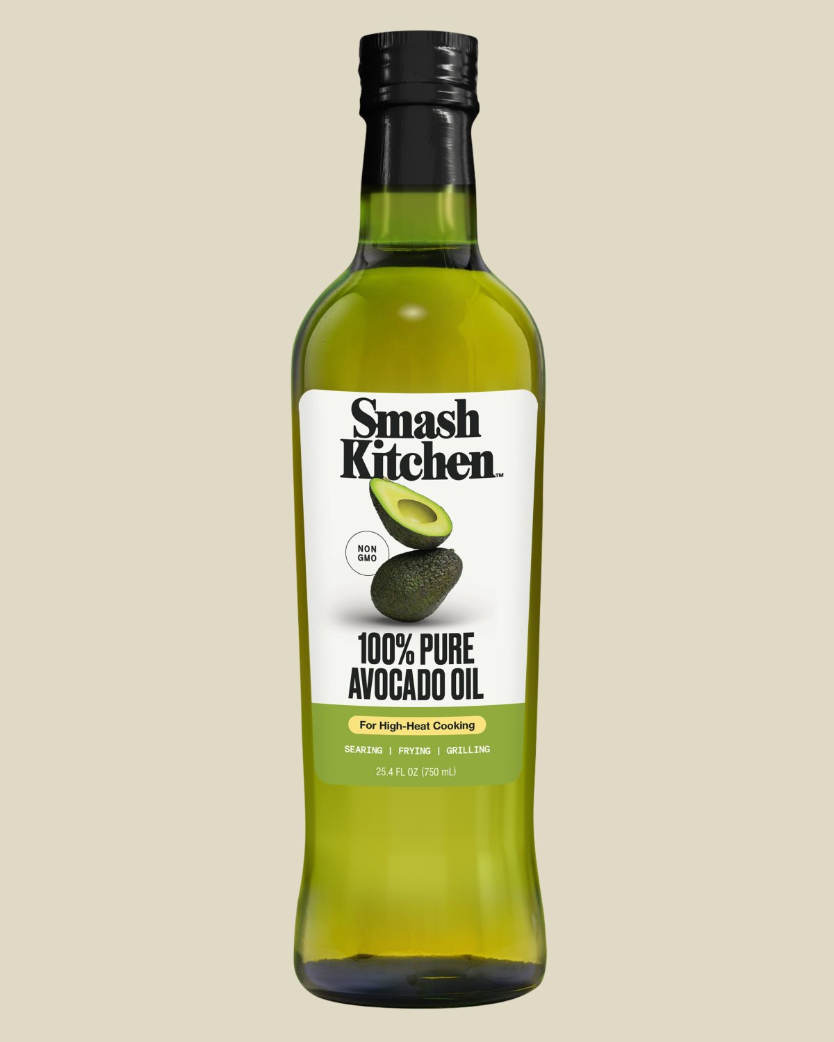 Organic 100% Pure Avocado Oil Bottle