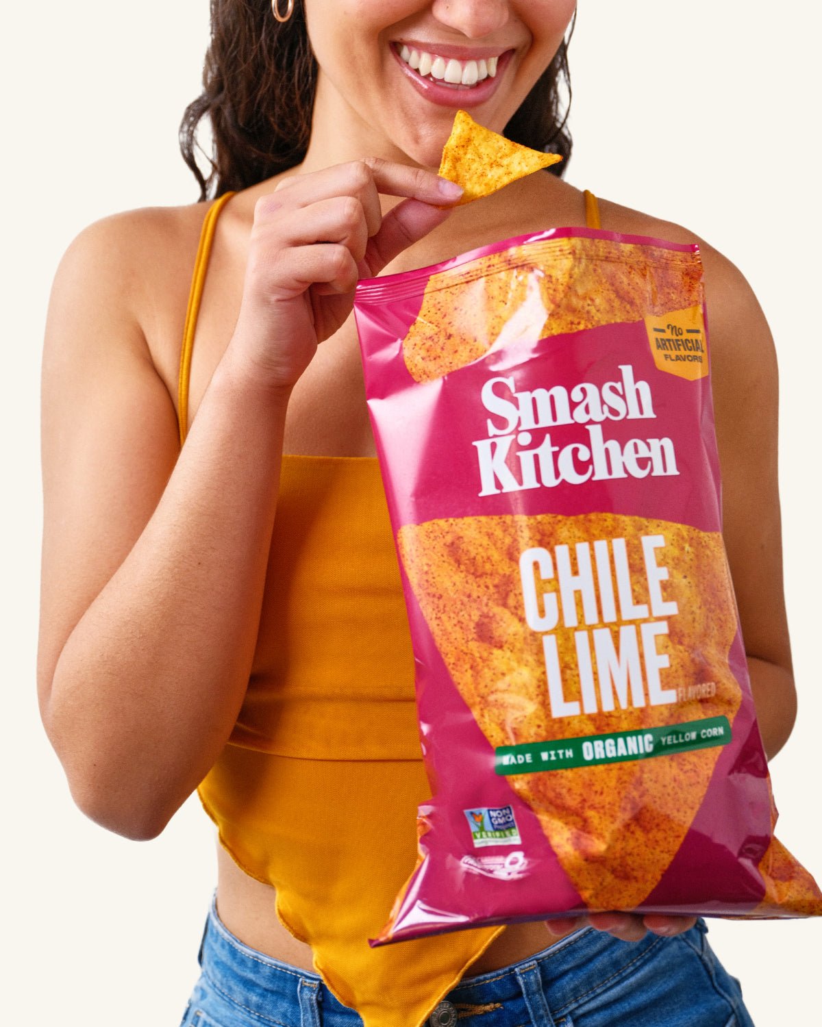 Chile Lime Flavored Tortilla Chips