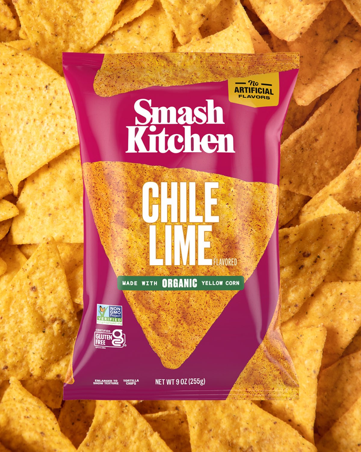 Chile Lime Flavored Tortilla Chips