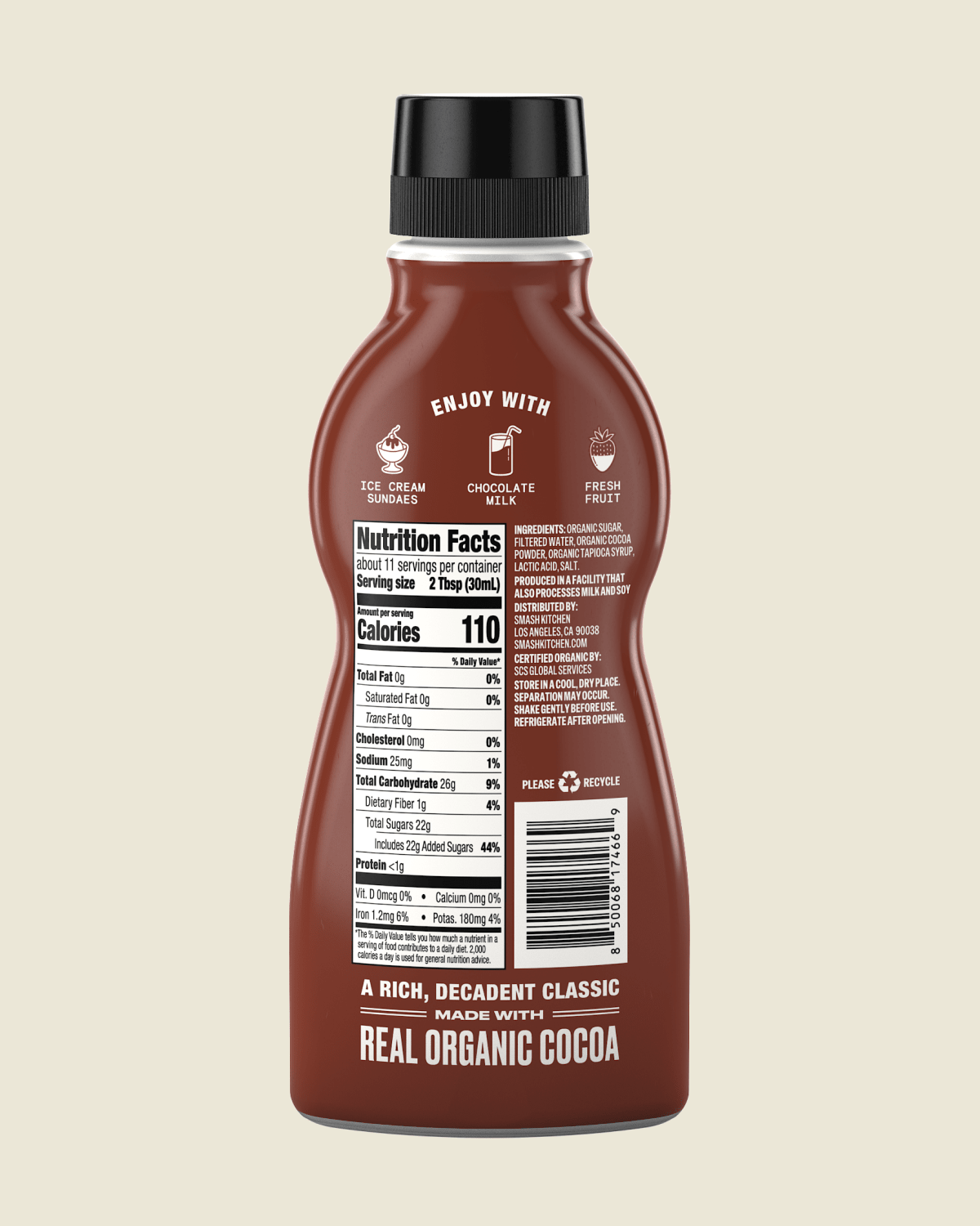 Chocolate Dessert Sauce 15.8oz – CASE