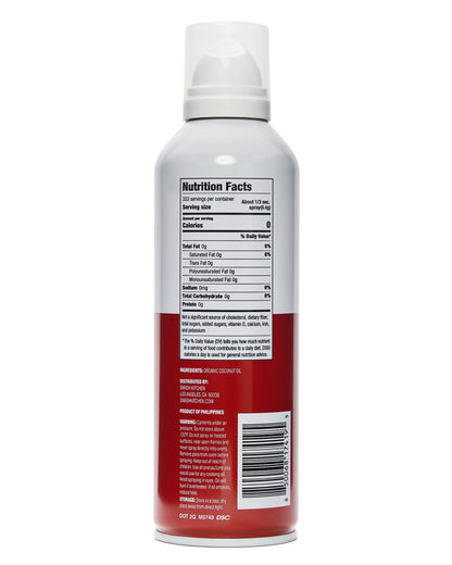 Organic Coconut Oil Spray
