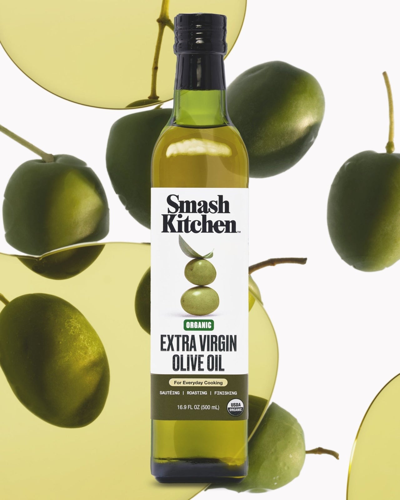 Organic Extra Virgin Olive Oil Bottle