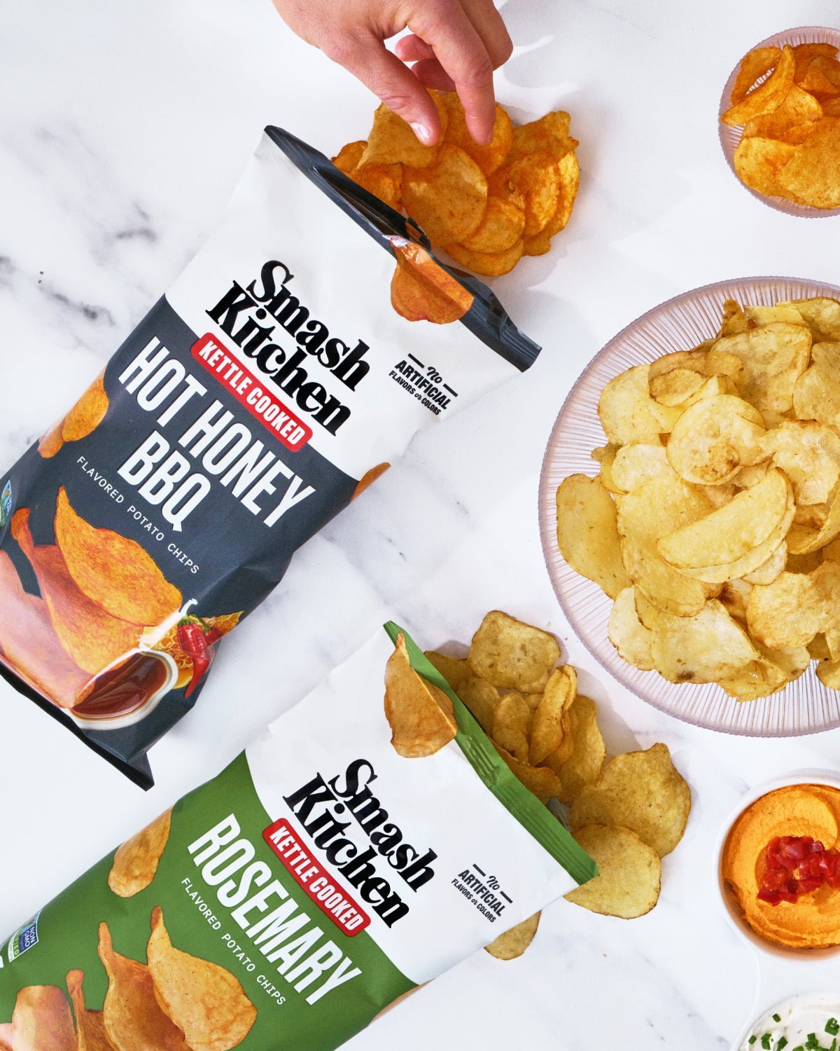 Non-GMO Hot Honey BBQ Kettle Chips 6oz – CASE