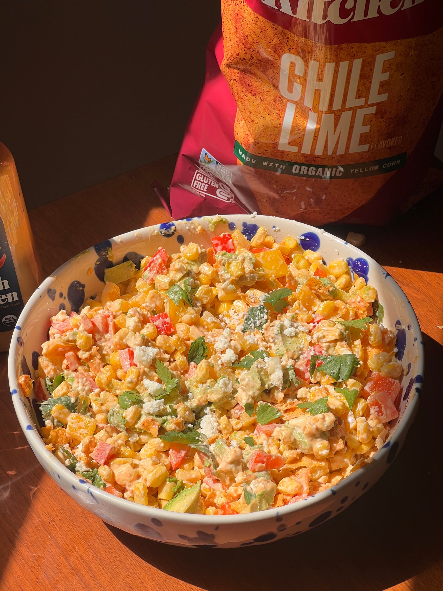 Load video: Chile Lime Chip Corn Salad