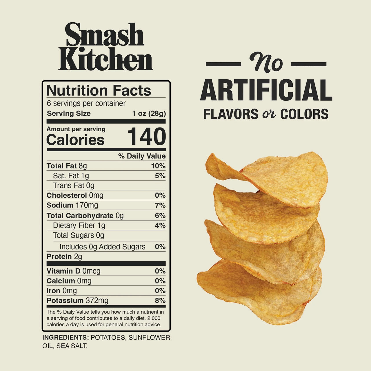 Classic Sea Salt Kettle Cooked Potato Chips