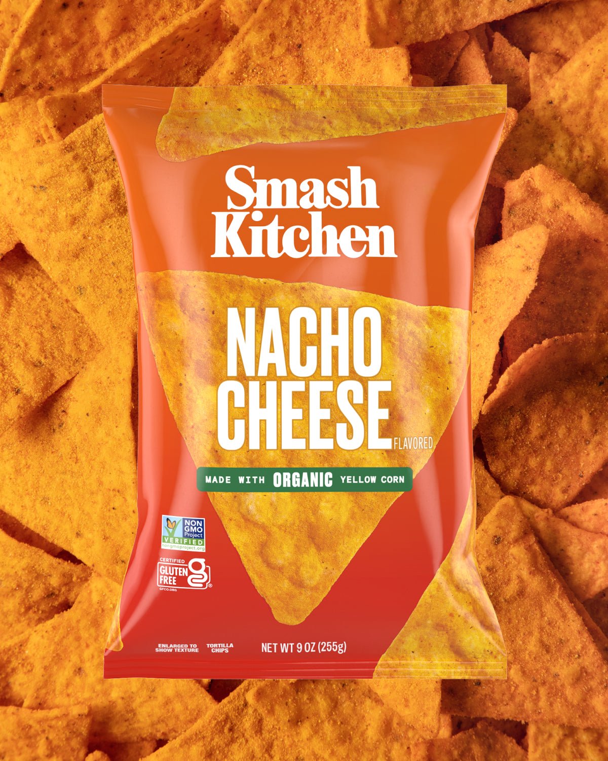 Nacho Cheese Flavored Tortilla Chips