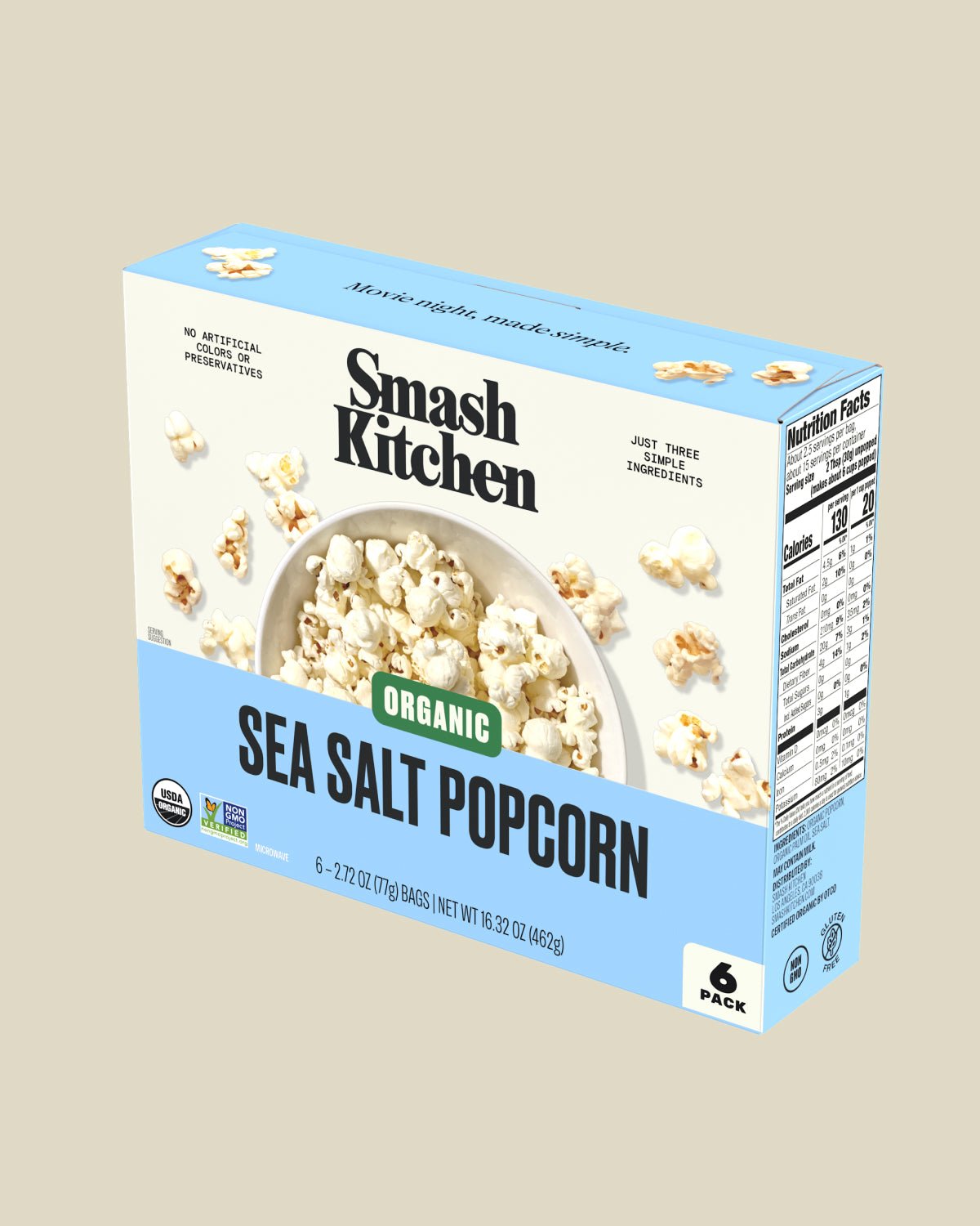 Popcorn with Sea Salt