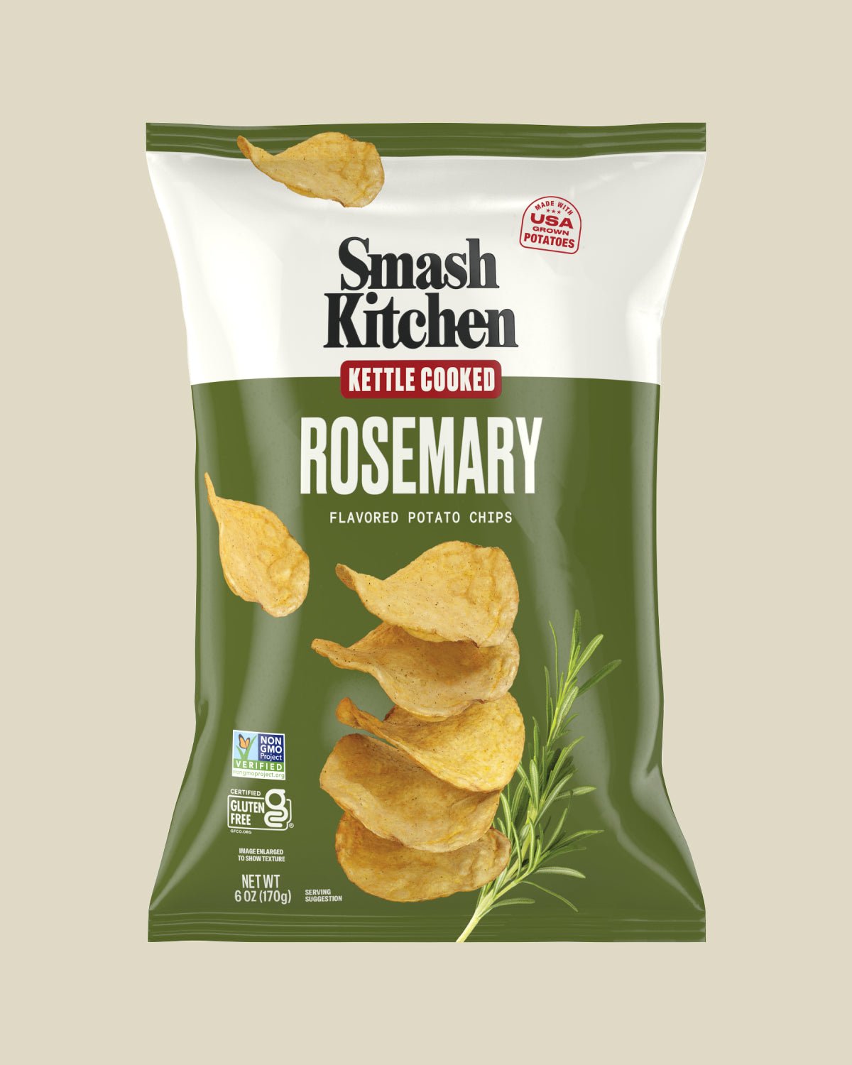 Smash Kitchen Smash Kitchen Rosemary Kettle Chips — product image