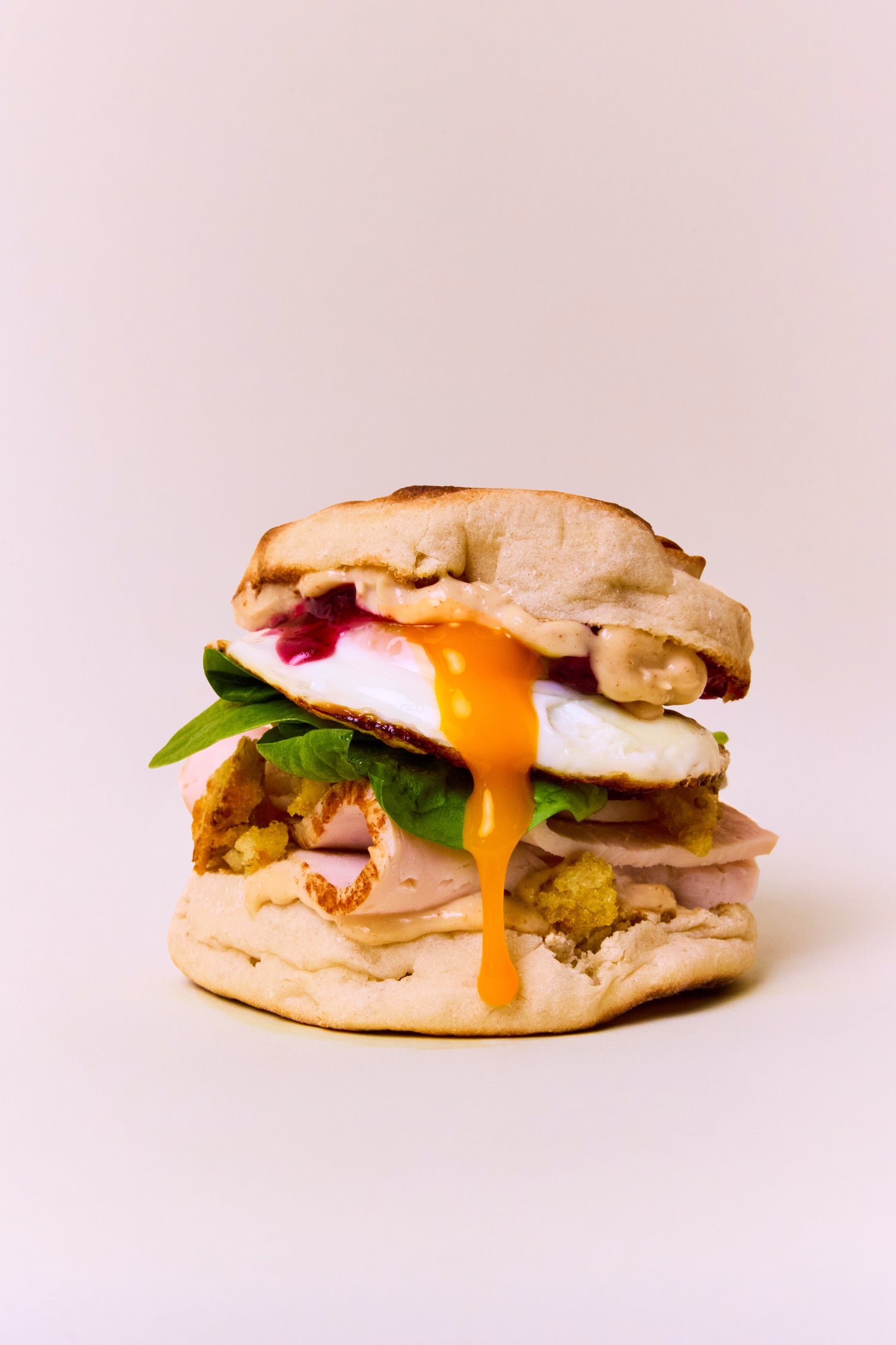 Load video: Thanksgiving Breakfast Sandwich 