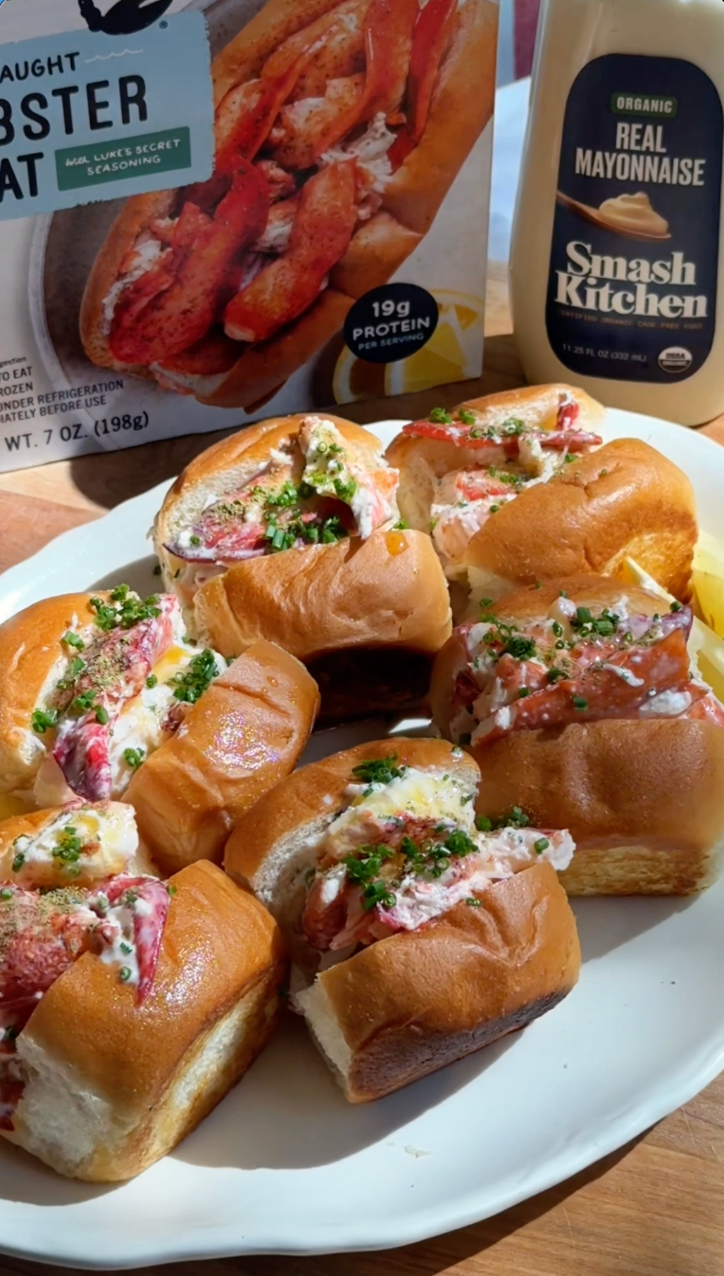 Load video: Luke’s x Smash Kitchen Mini Lobster Rolls