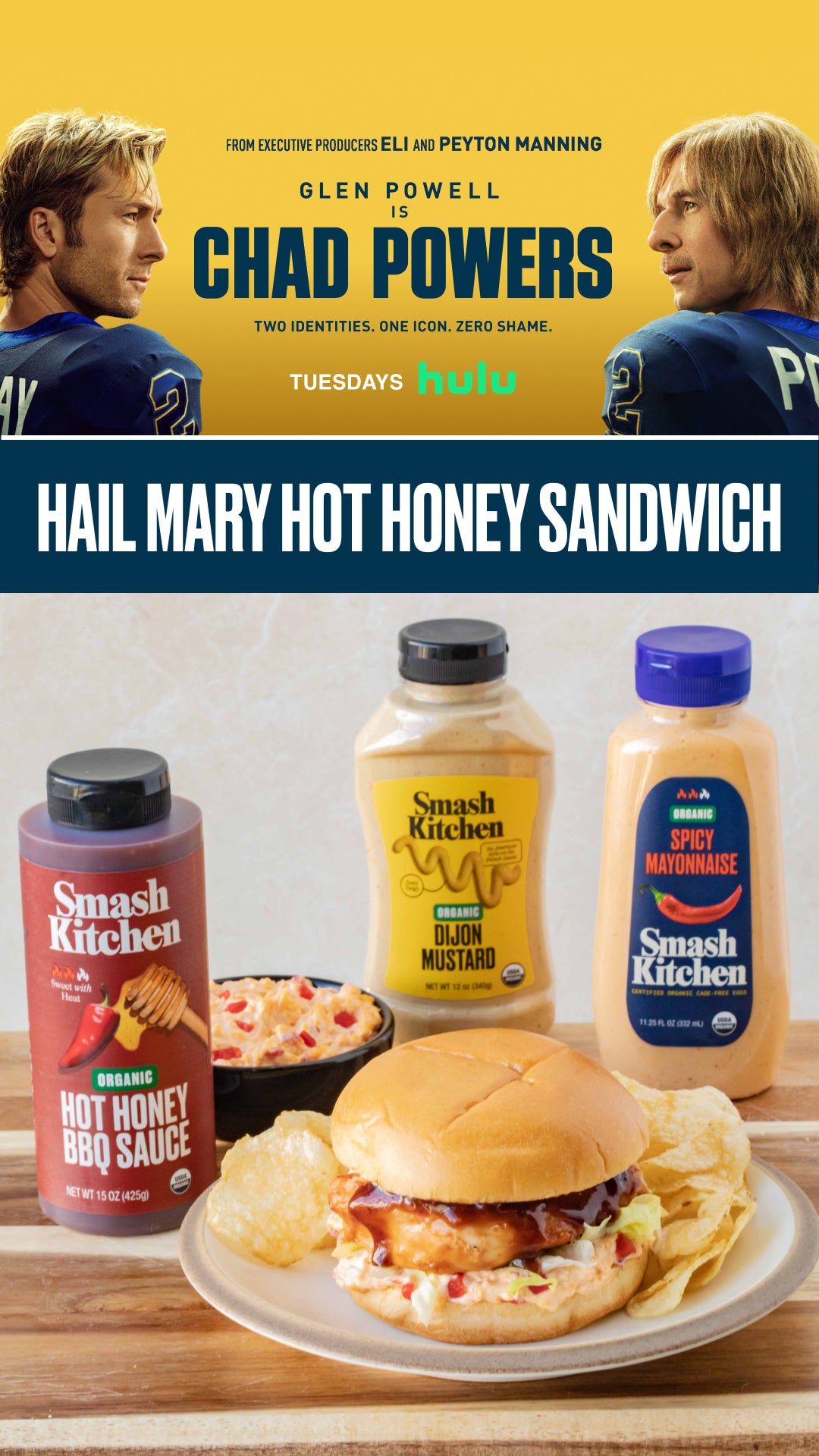 Load video: Hail Mary Hot Honey Sandwich