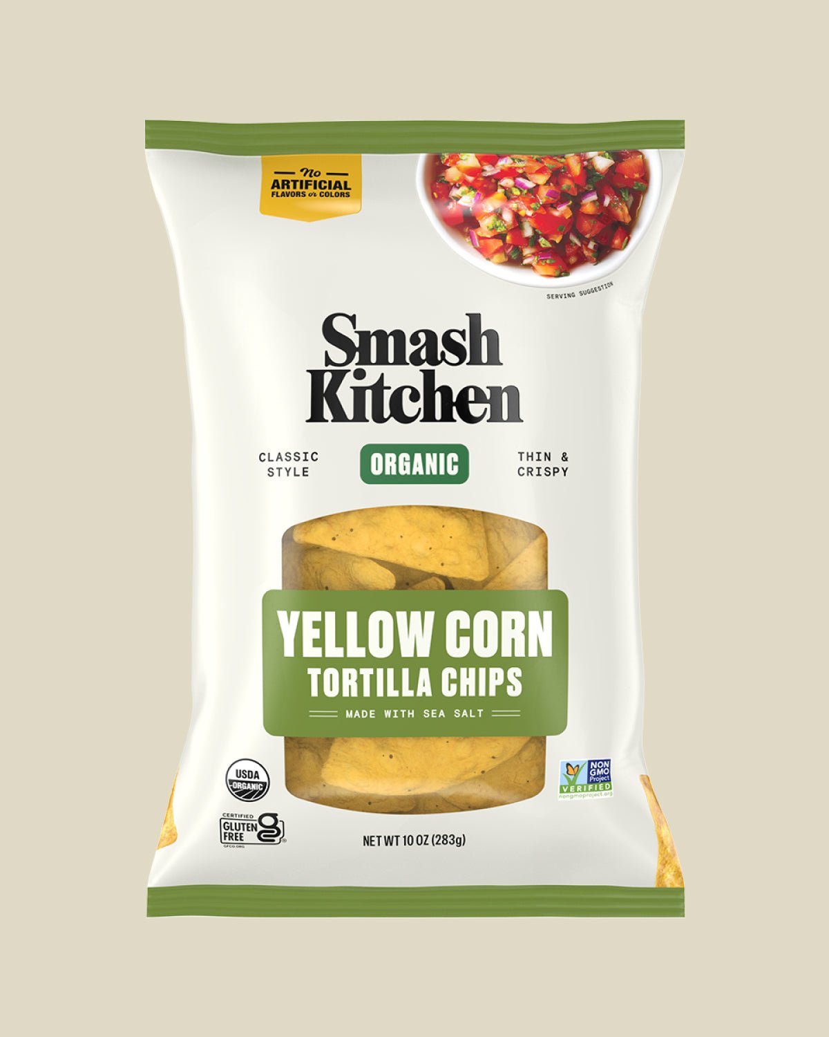 Smash Kitchen Smash Kitchen Organic Yellow Corn Tortilla Chips — product image