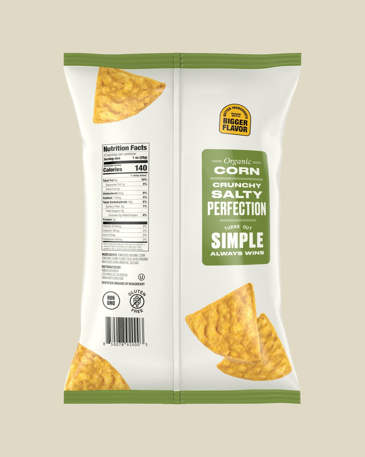 Organic Yellow Corn Tortilla Chips