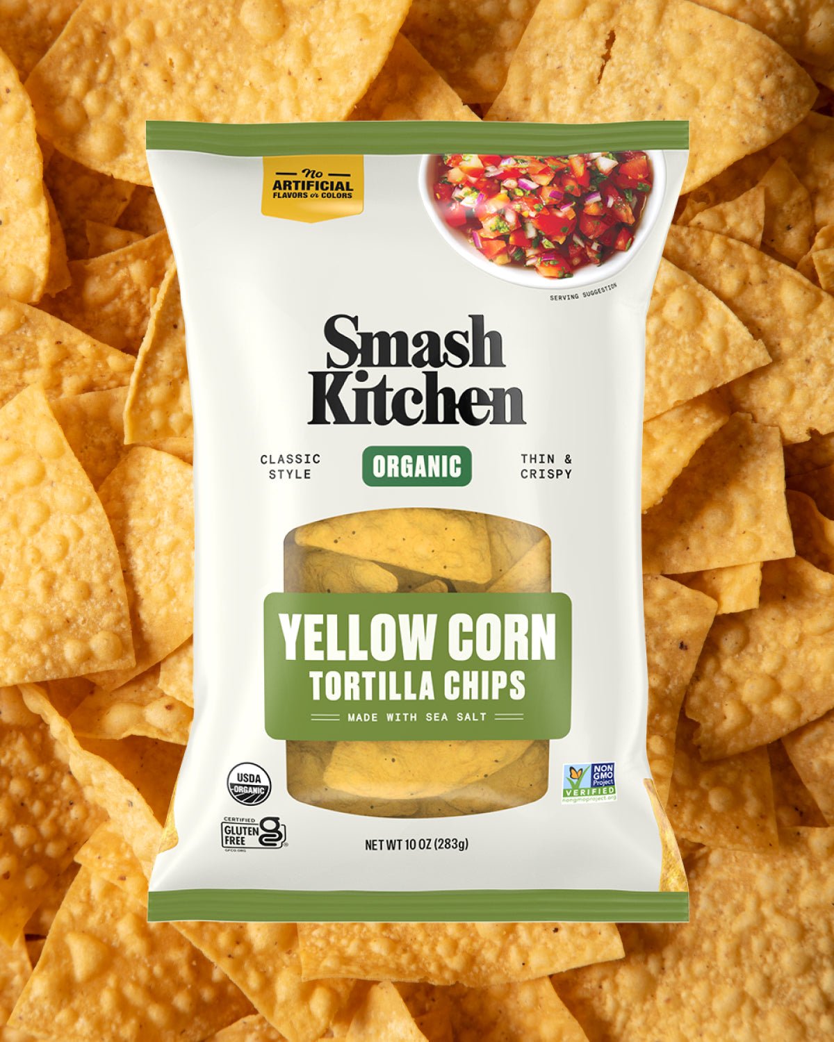 Organic Yellow Corn Tortilla Chips