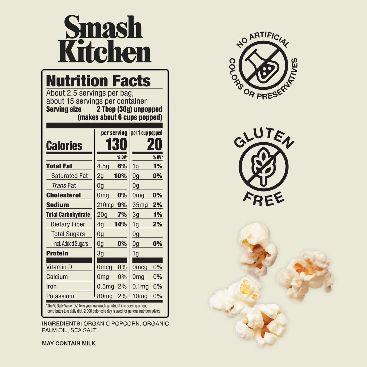 Popcorn with Sea Salt