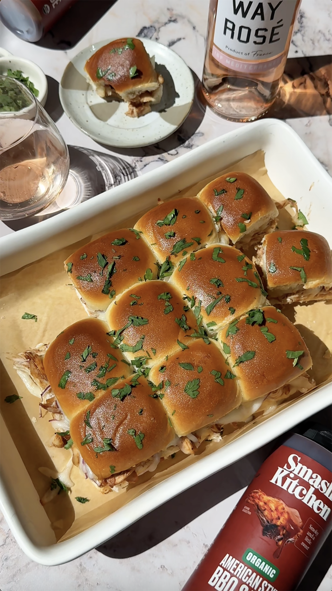Load video: BBQ Chicken Sliders