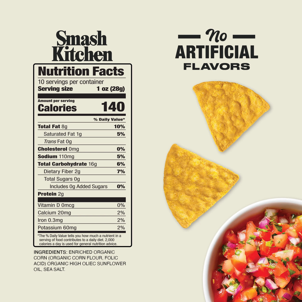 Organic Yellow Corn Tortilla Chips